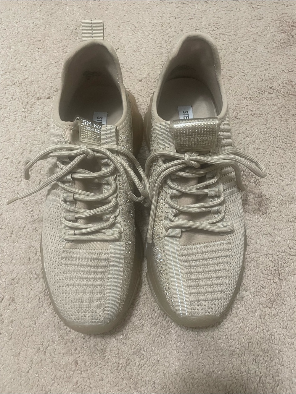Steve Madden SM 90 Maxima Tan Slip-On Sneaker with Branded Insole